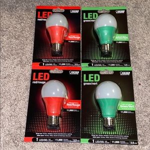 4 Pack Feit Electric A19/G/10K LED 3.5 Watt